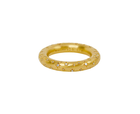 Among the Stars Studded Diamond Band