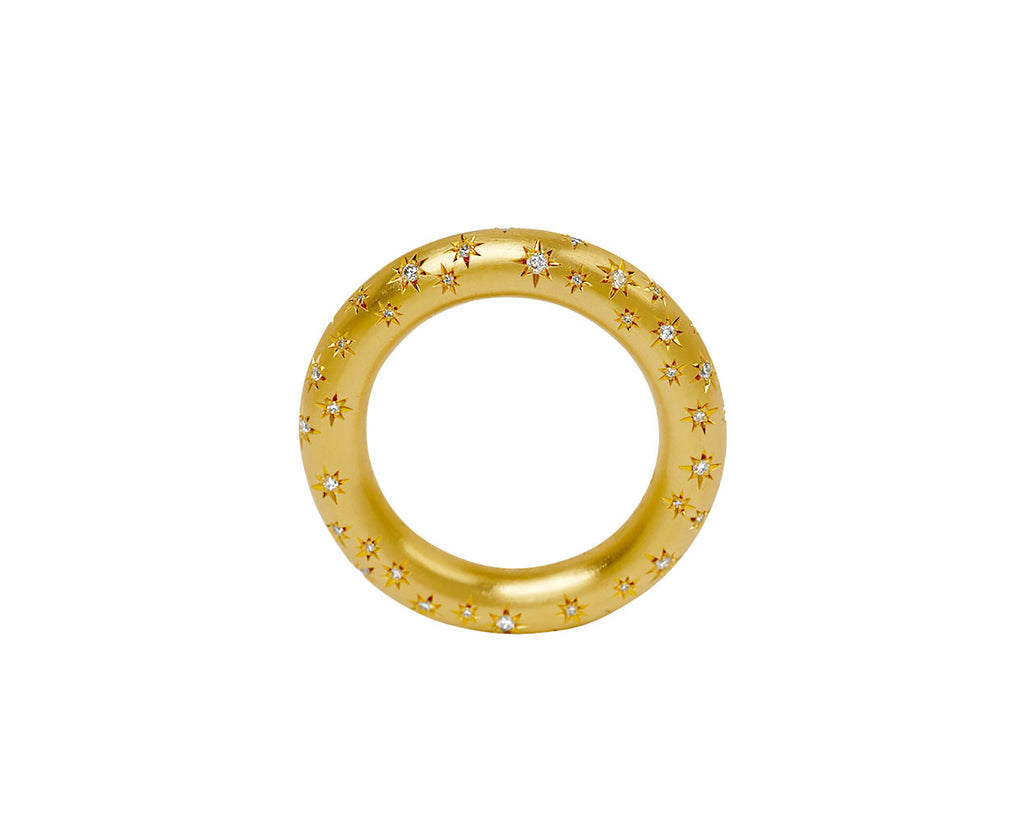 Among the Stars Studded Diamond Band