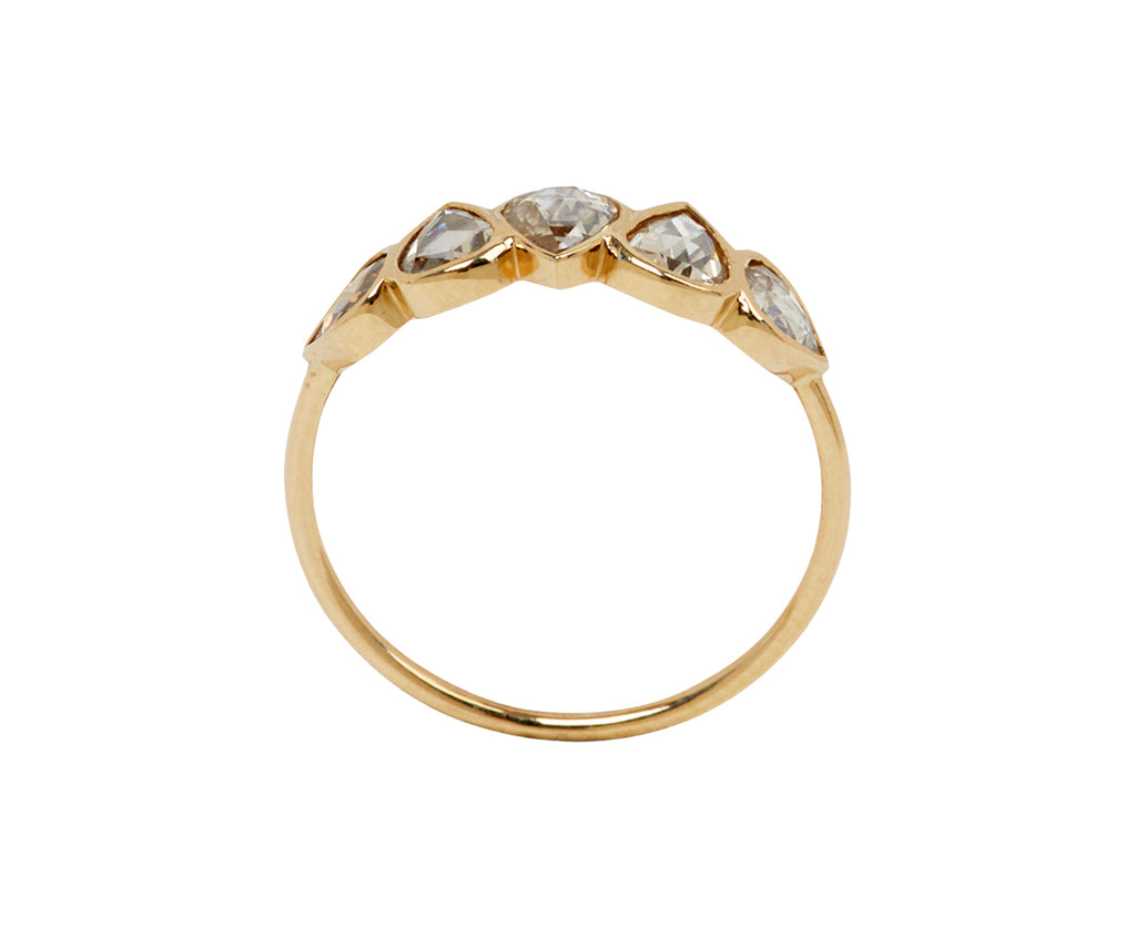 Celine Daoust Rose Cut Diamond Ring - Top Down