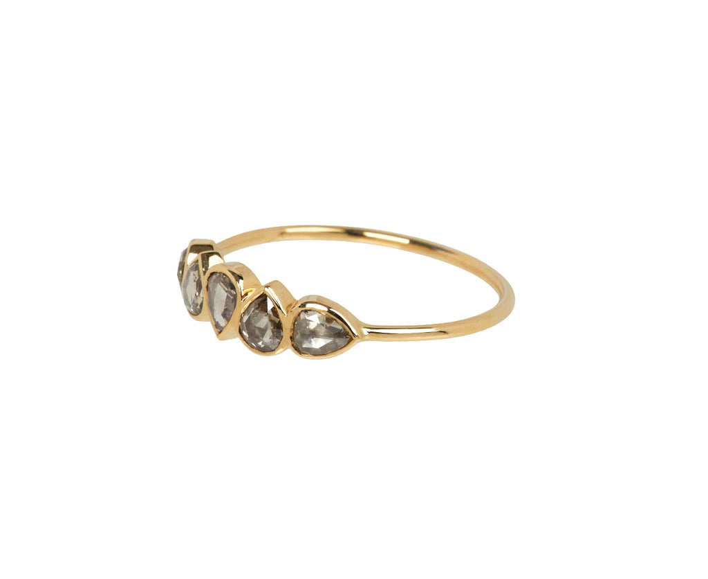 Celine Daoust Rose Cut Diamond Ring - Side View