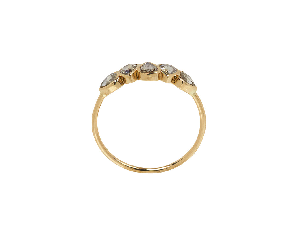 Celine Daoust Rose Cut Diamond Ring - Top Down View