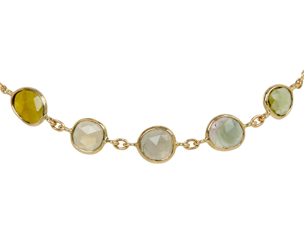 Celine Daoust Tourmaline Chain Bracelet - closeup