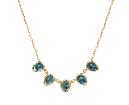Celine Daoust Aquamarine Pendant Necklace