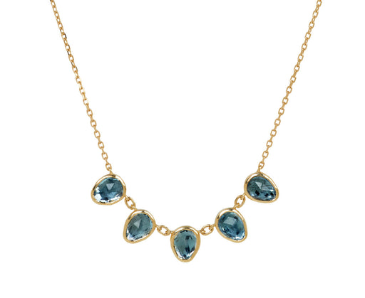 Celine Daoust Aquamarine Pendant Necklace