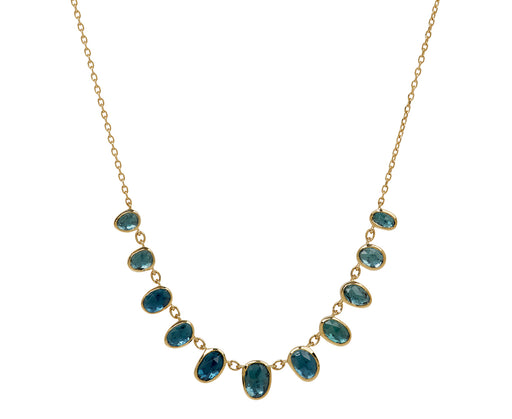 Celine Daoust Blue Tourmaline Pendant Necklace