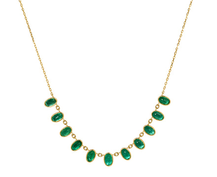 Celine Daoust Emerald Pendant Necklace