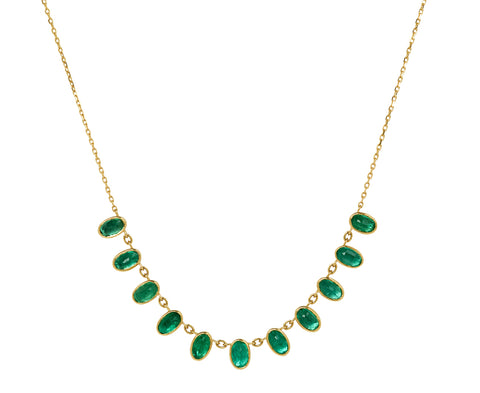 Celine Daoust Emerald Pendant Necklace