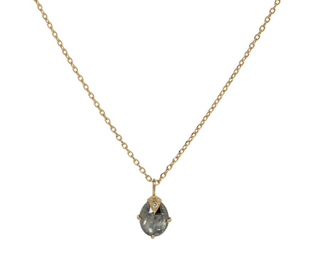 Celine Daoust Diamond One Claw Pendant Necklace