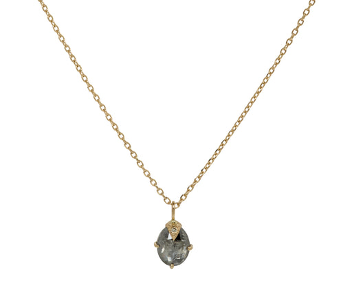 Celine Daoust Diamond One Claw Pendant Necklace