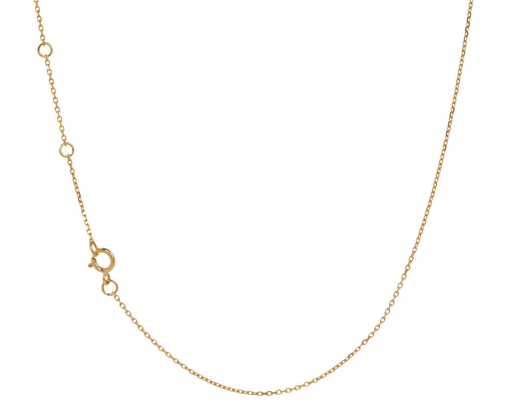 Celine Daoust Rose Cut Diamond Slice Pendant Necklace - closure