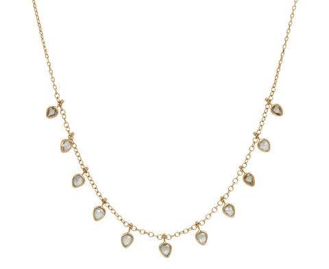 Celine Daoust Rose Cut Diamond Chain Necklace