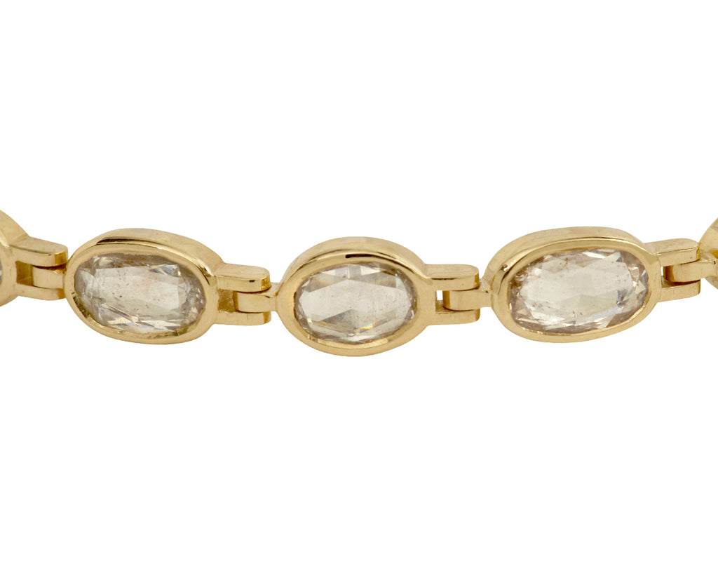 Celine Daoust Rose Cut Diamond Articulated Bracelet - Closeup