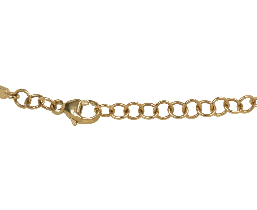 Celine Daoust Rose Cut Emerald Articulated Bracelet - closure