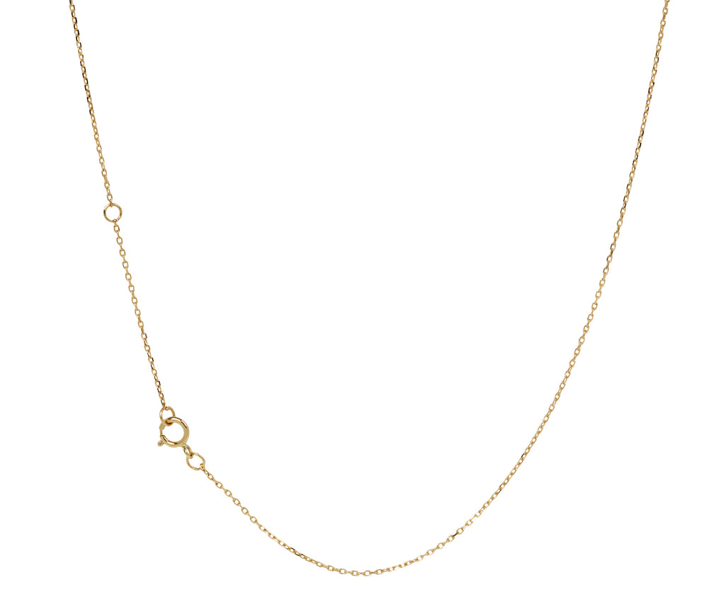 Celine Daoust Emerald and Diamond Heart Pendant Necklace - Closure
