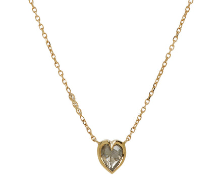 Celine Daoust Diamond Heart Pendant Necklace