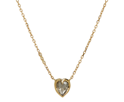 Celine Daoust Diamond Heart Pendant Necklace