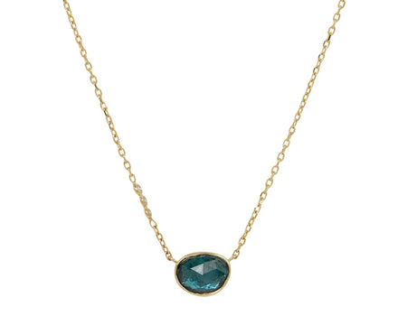 Celine Daoust Tourmaline and Diamond Pendant Necklace