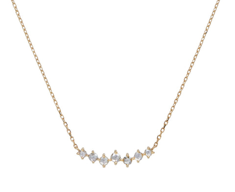 Celine Daoust Rosecut Diamond Prong Necklace