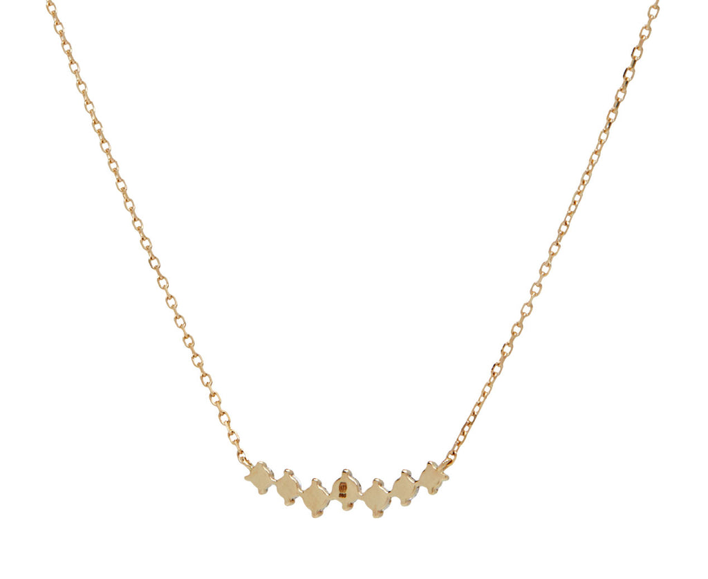 Celine Daoust Rosecut Diamond Prong Necklace - Back View