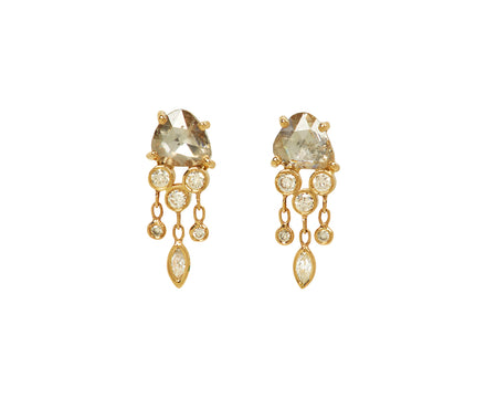 Celine Daoust Diamond Jelly Fish Earrings