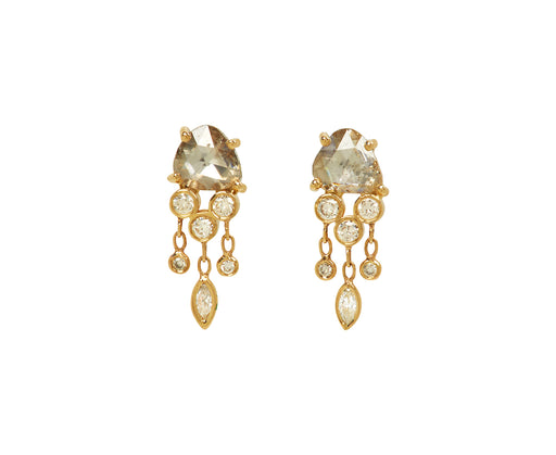 Celine Daoust Diamond Jelly Fish Earrings