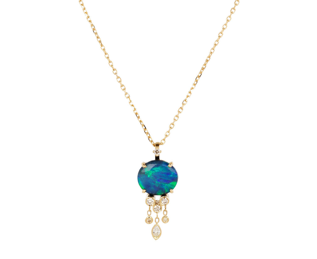 Celine Daoust Opal Jelly Fish Necklace