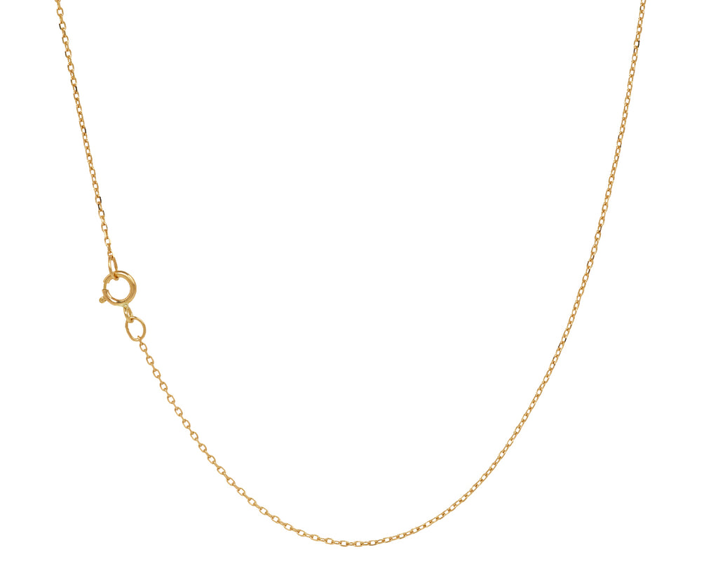 Celine Daoust Emerald and Diamond Evil Eye Necklace - Closure