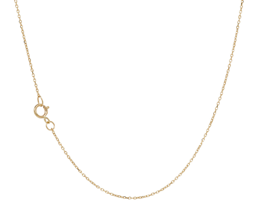 Celine Daoust Green Tourmaline and Diamond Evil Eye Necklace - closure
