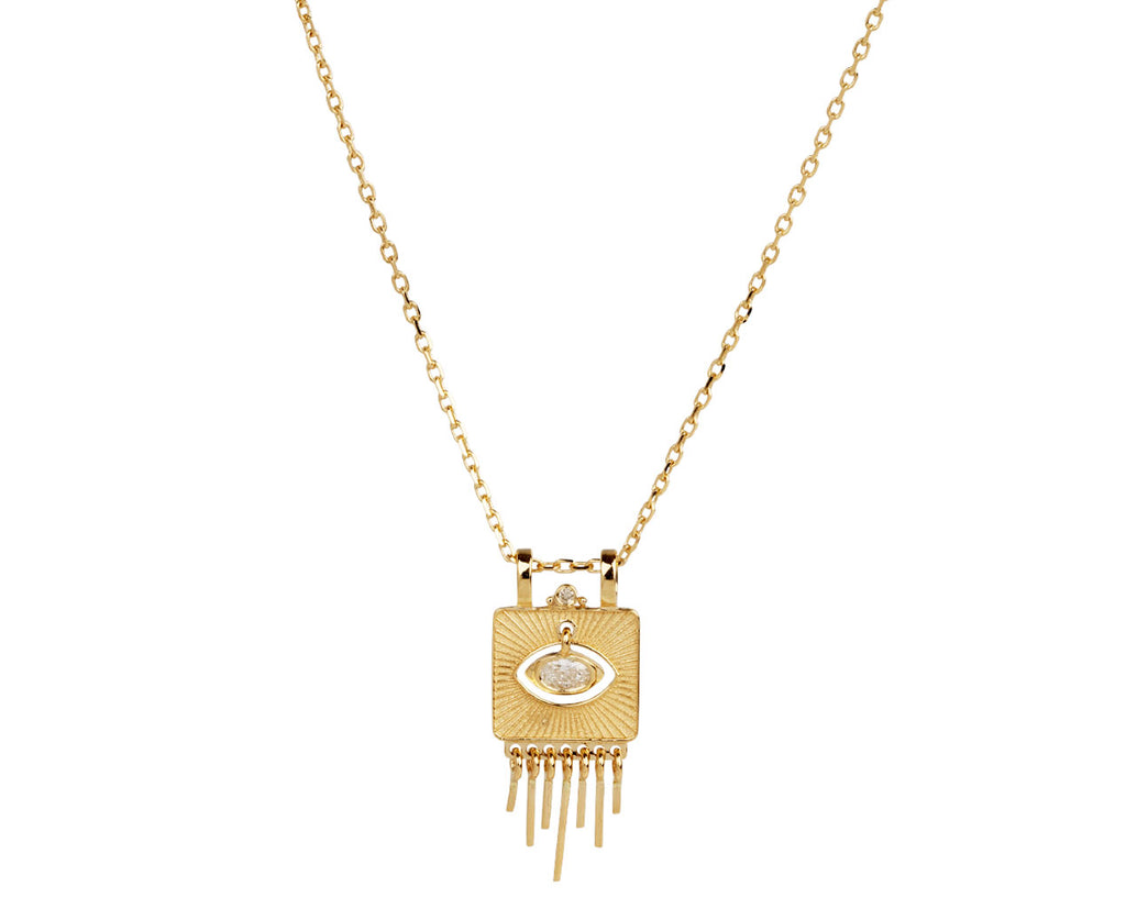 Celine Daoust Diamond Sunbeams Pendant Necklace
