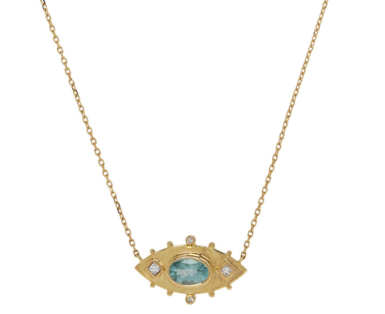 アクセサリー CELINE \"STONE NECKLACE\" ll01944_celine_green_stone_nec