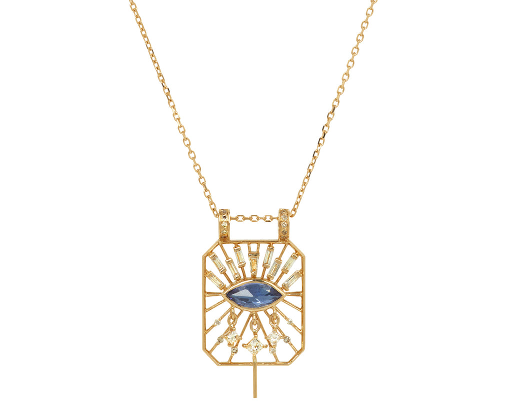 Celine Daoust Tanzanite and Diamond Pendant Necklace