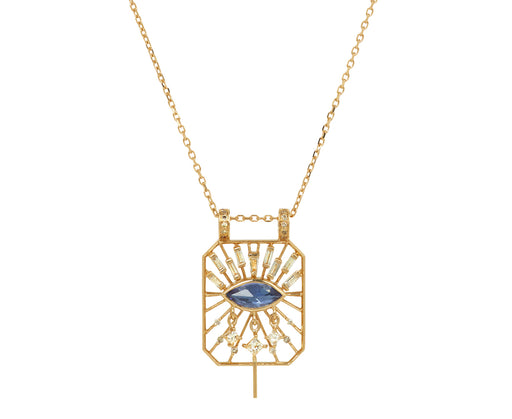 Celine Daoust Tanzanite and Diamond Pendant Necklace