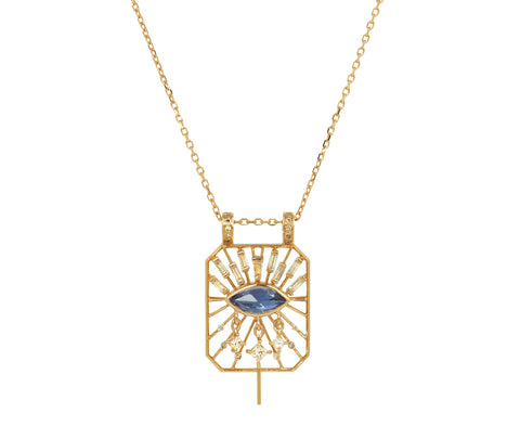 Celine Daoust Tanzanite and Diamond Pendant Necklace