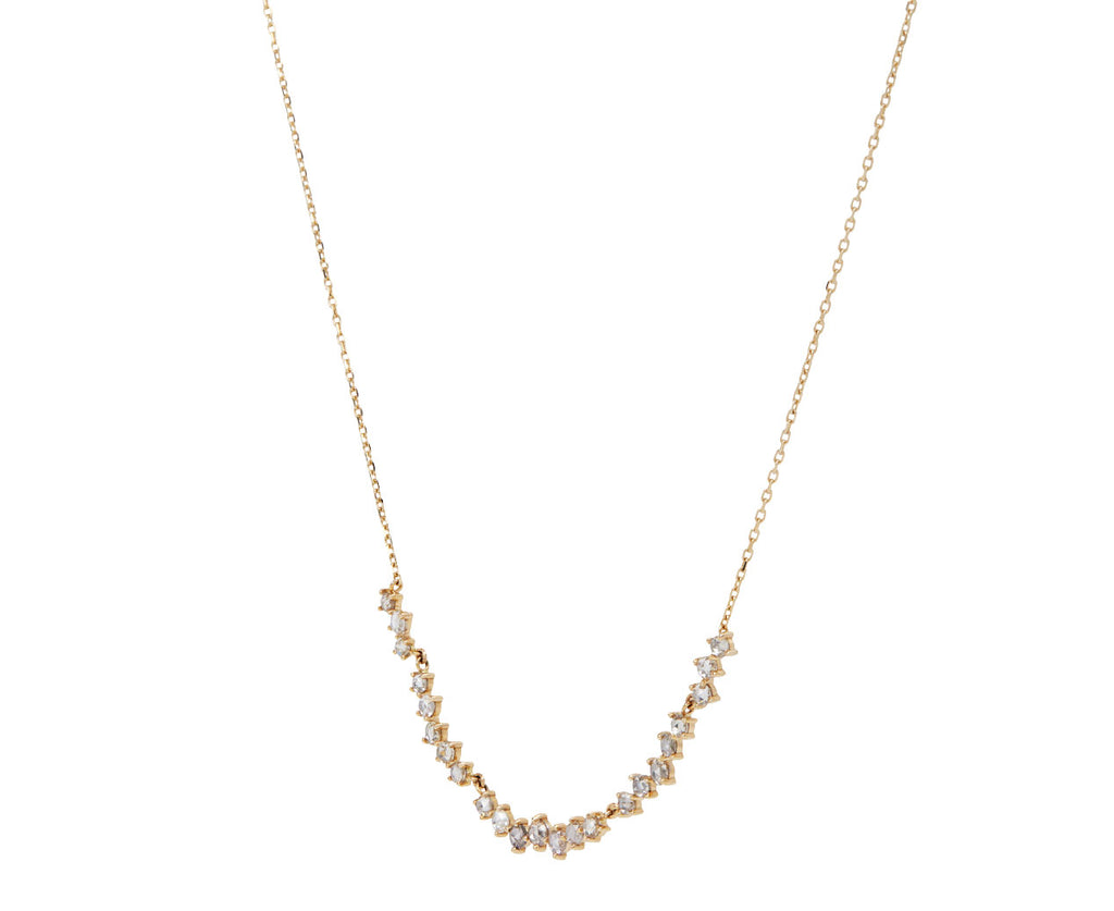 Celine Daoust 23 Rosecut Diamond Necklace - Angled View