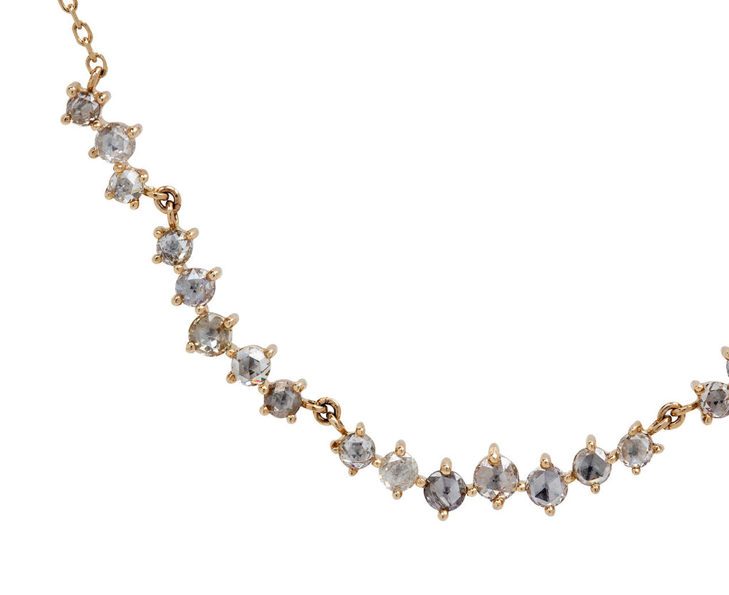 Celine Daoust 23 Rosecut Diamond Necklace - Closeup