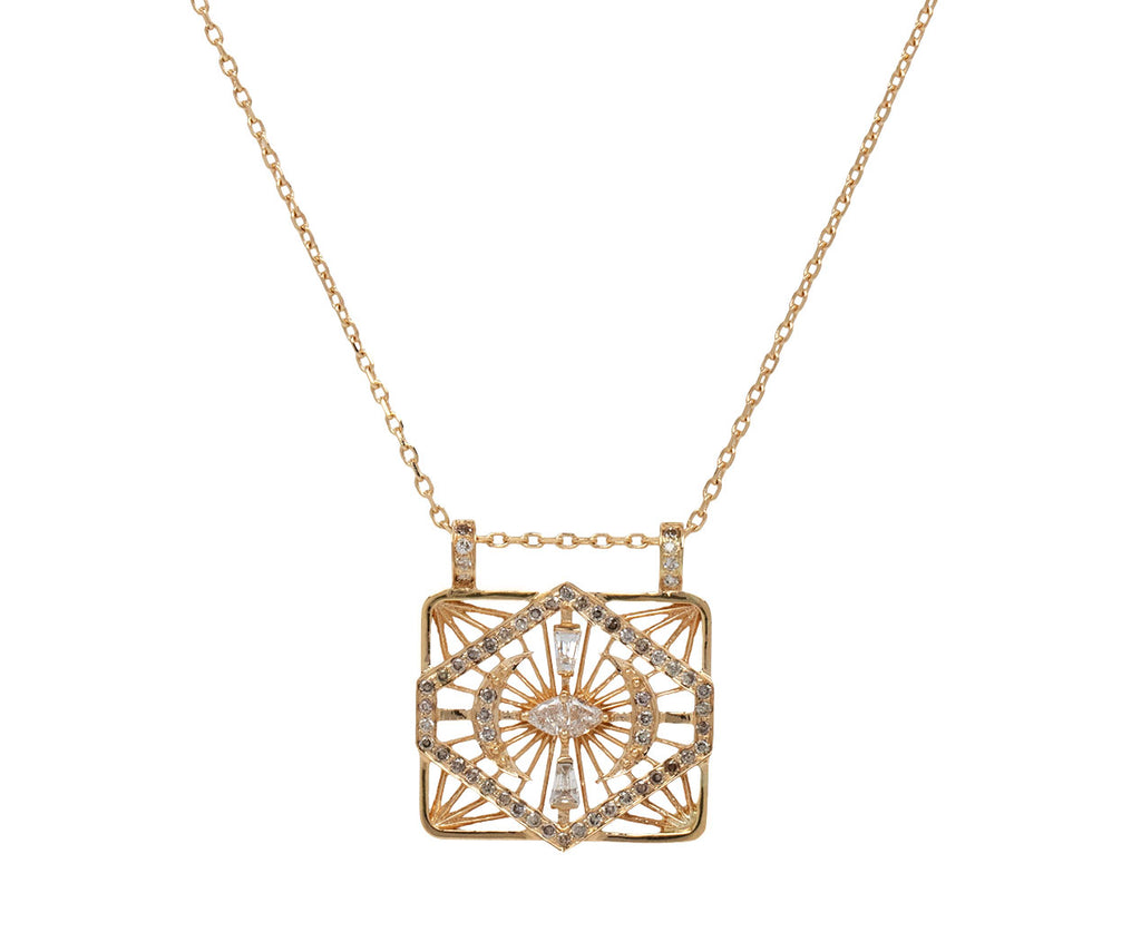 Celine Daoust Diamonds and Moons Chain Necklace