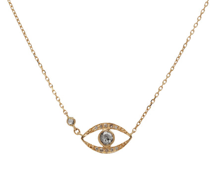 Celine Daoust Grey Diamond Open Eye Necklace