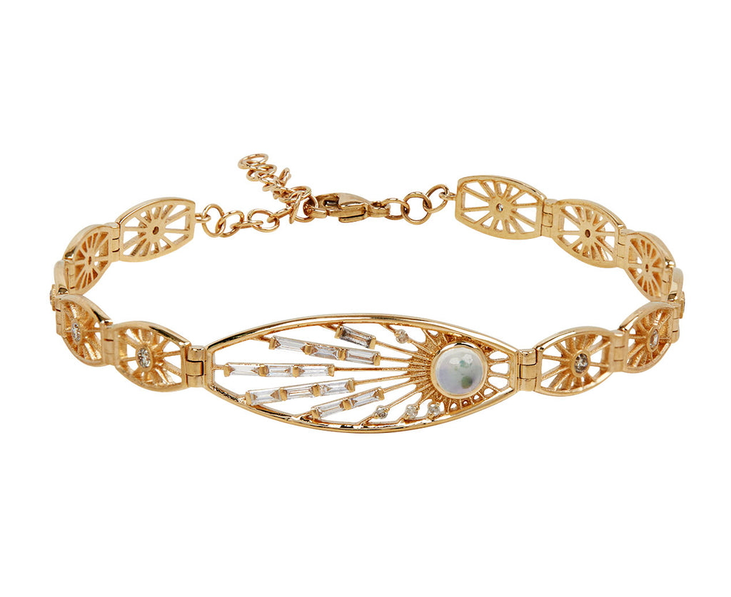 CDL TOKYO 物々しい MOON STONE BRACELET