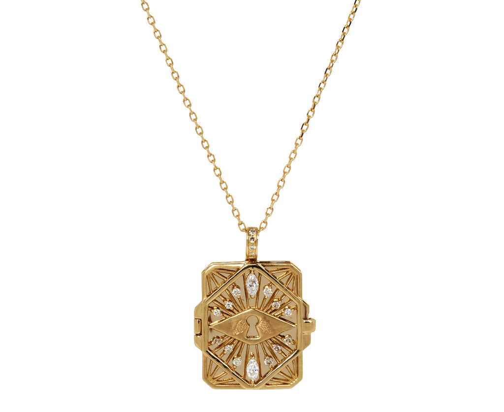 Dream Intention Book Pendant Necklace