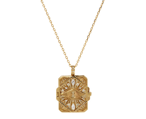 Dream Intention Book Pendant Necklace