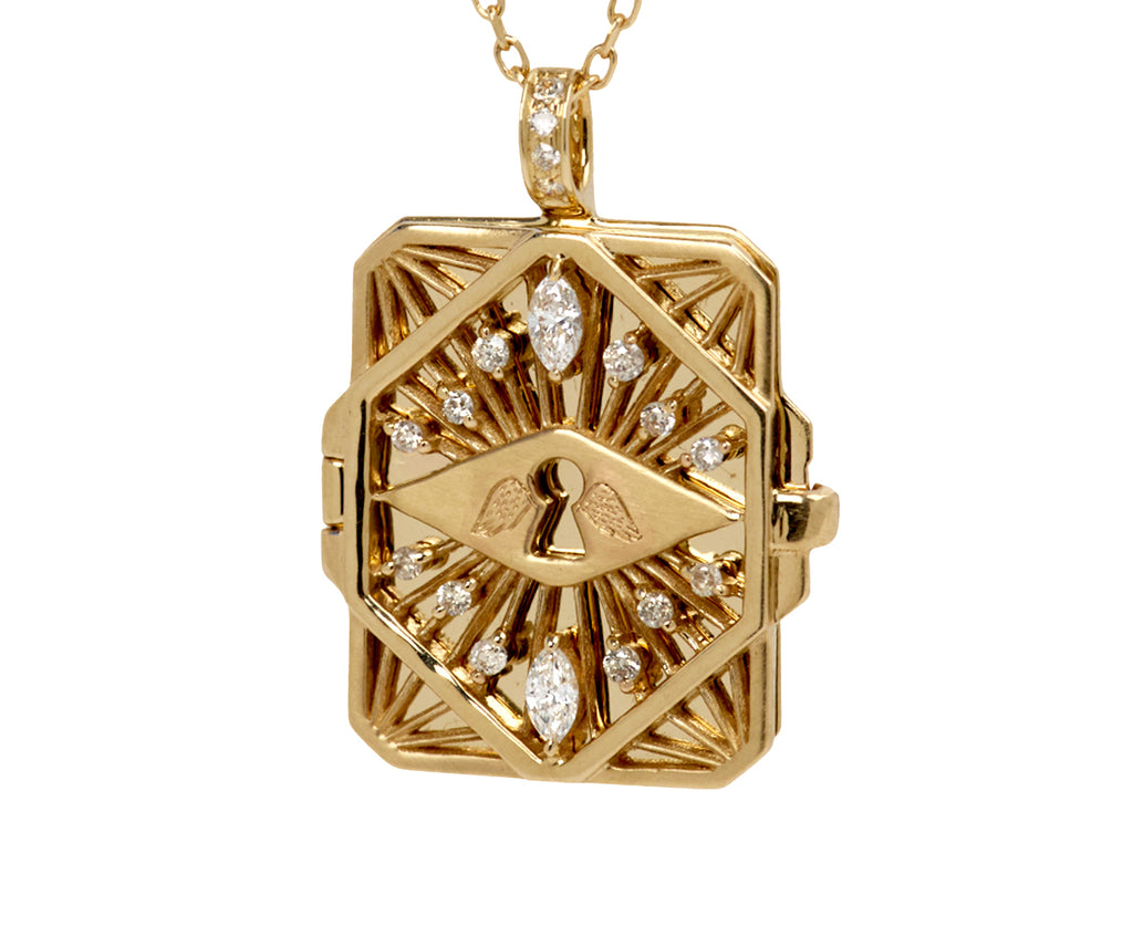 Dream Intention Book Pendant Necklace
