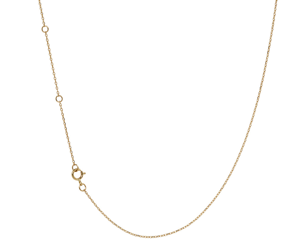 Celine Daoust Rock Crystal and Diamond Pendant Necklace - Closure