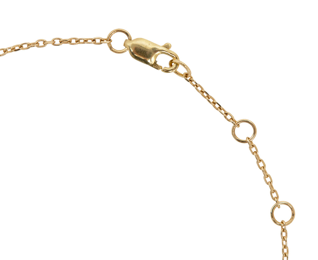 Celine Daoust Rose Cut Diamond Heart Charm Bracelet - Closure