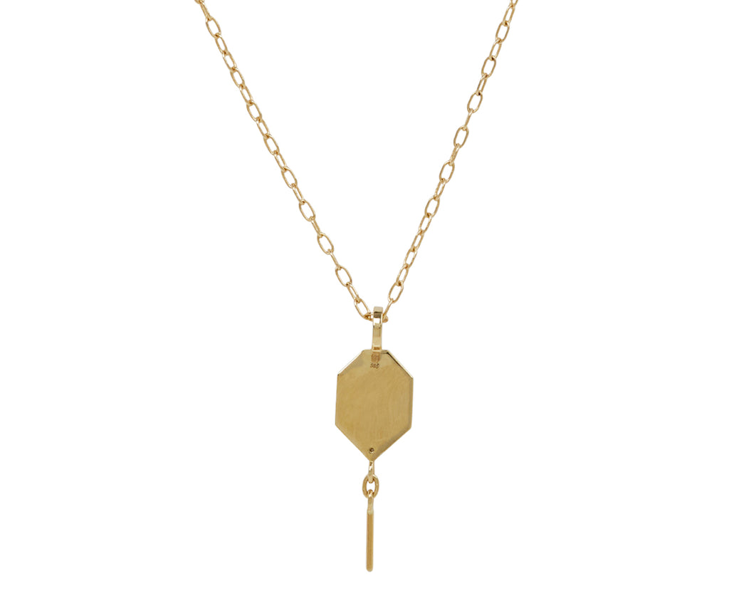 Celine Daoust Small Heart Pendant Necklace - back