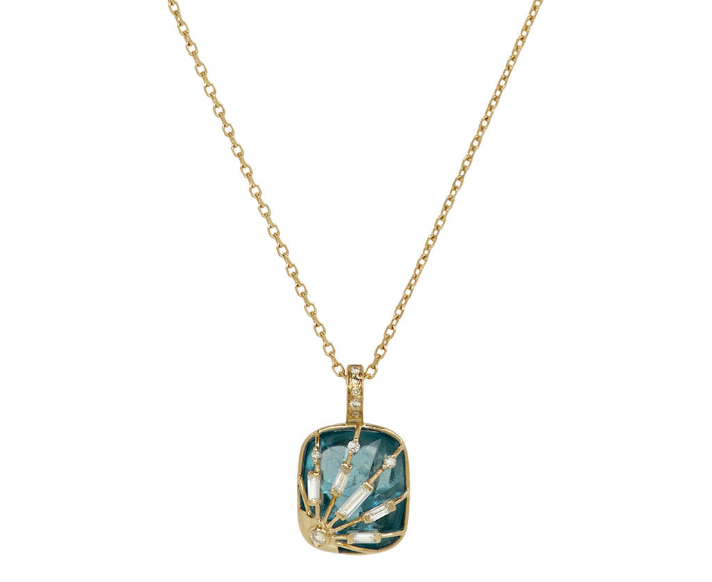 Celine Daoust Tourmaline Baby Locket Pendant Necklace