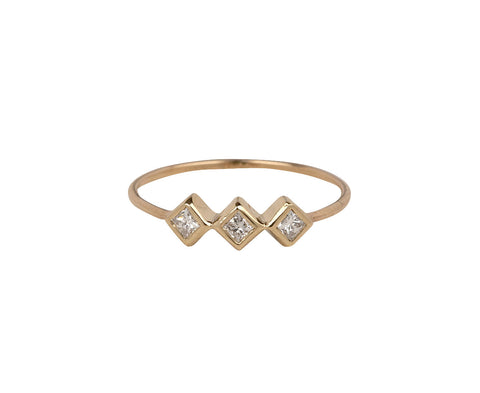 Zoë Chicco Princess Diamond Bar Ring