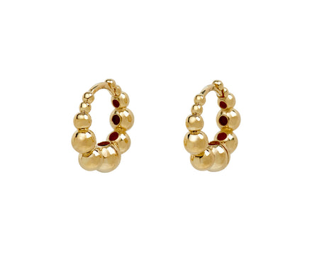 Graduated Huggie Hoop Earrings