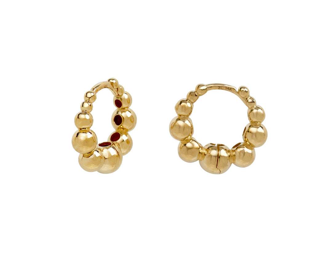 Graduated Huggie Hoop Earrings