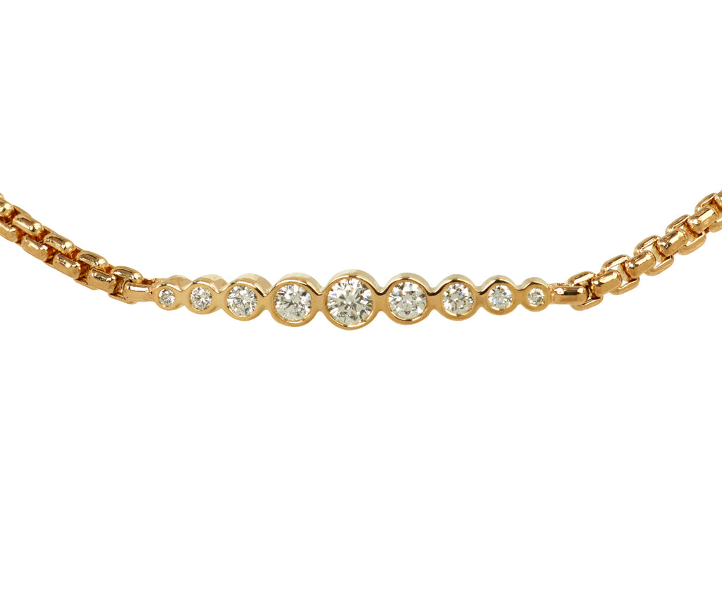 Zoë Chicco Diamond Chain Bracelet - Closeup
