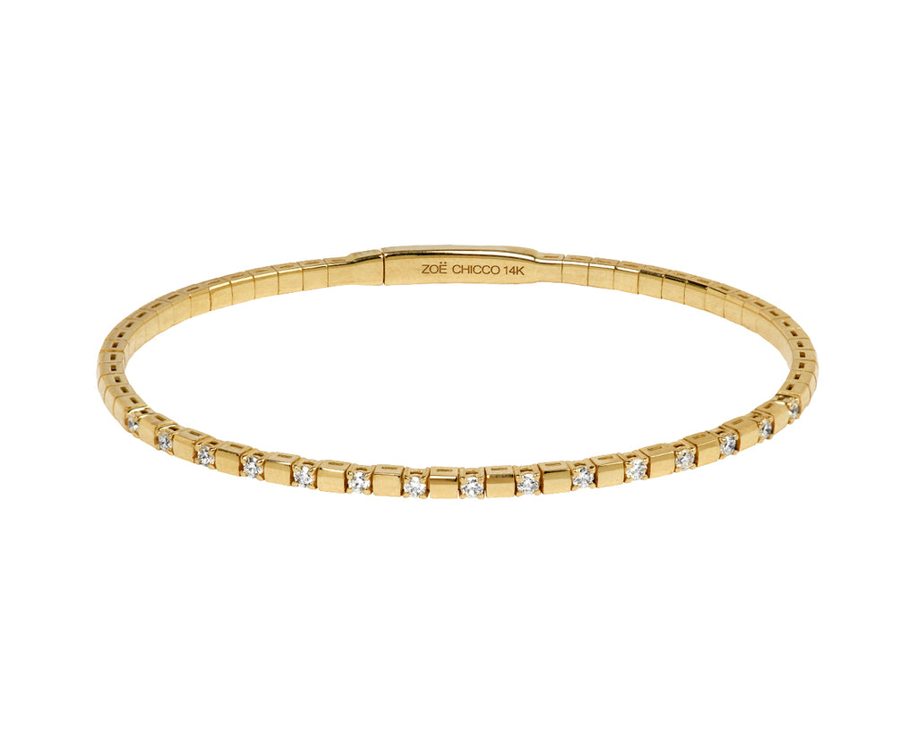 Zoë Chicco Flexible Diamond Bangle Bracelet